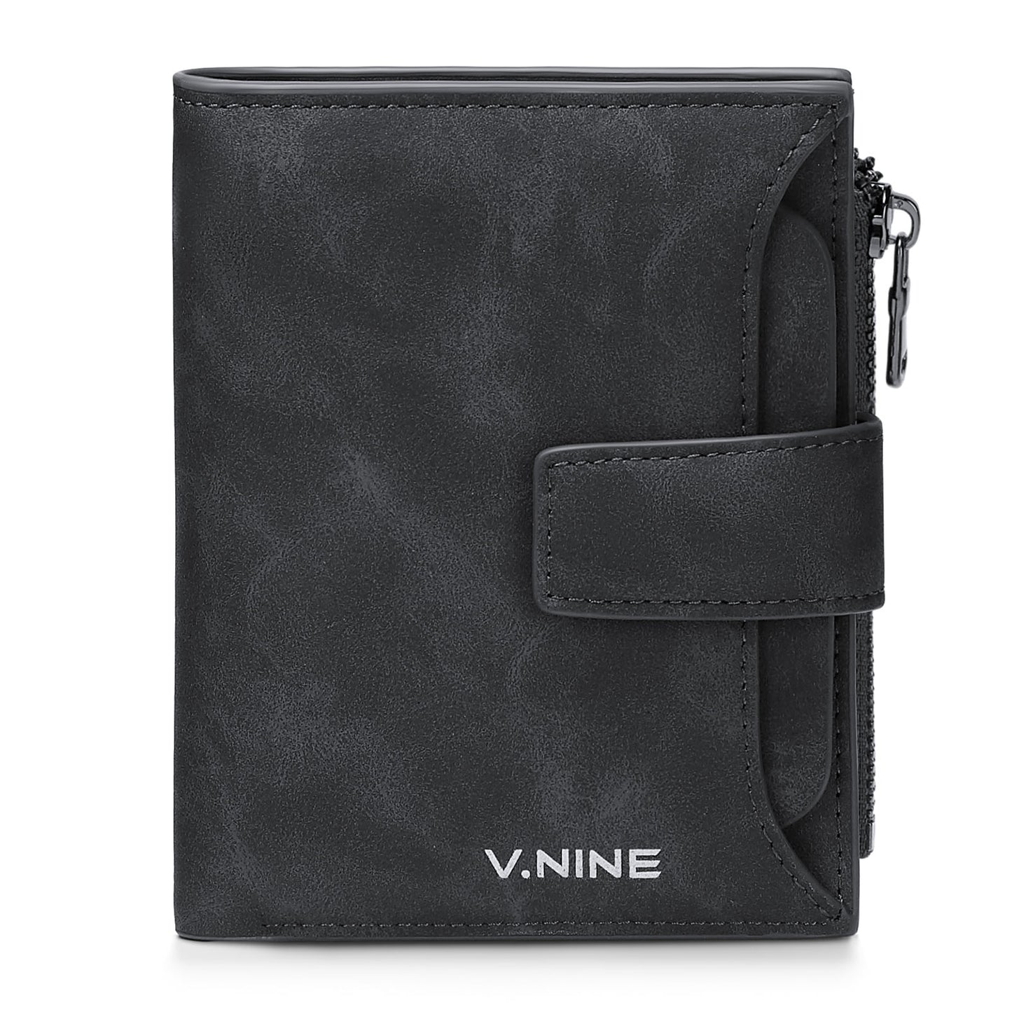 V.NINE wallets Credit Card Pocket wallets  Zipper Card Cases Holder for Men Women RFID Blocking KeyChain Wallet Compact Size