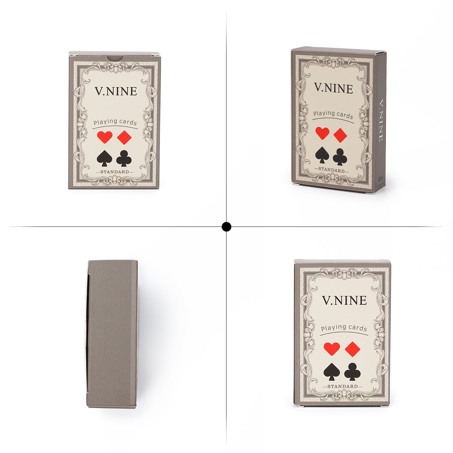 V.NINE Playing Cards Decks of Cards Bulk, Poker Size, Standard Index, for Blackjack, Euchre, Canasta Card Game, 6 Blue and 6 Red
