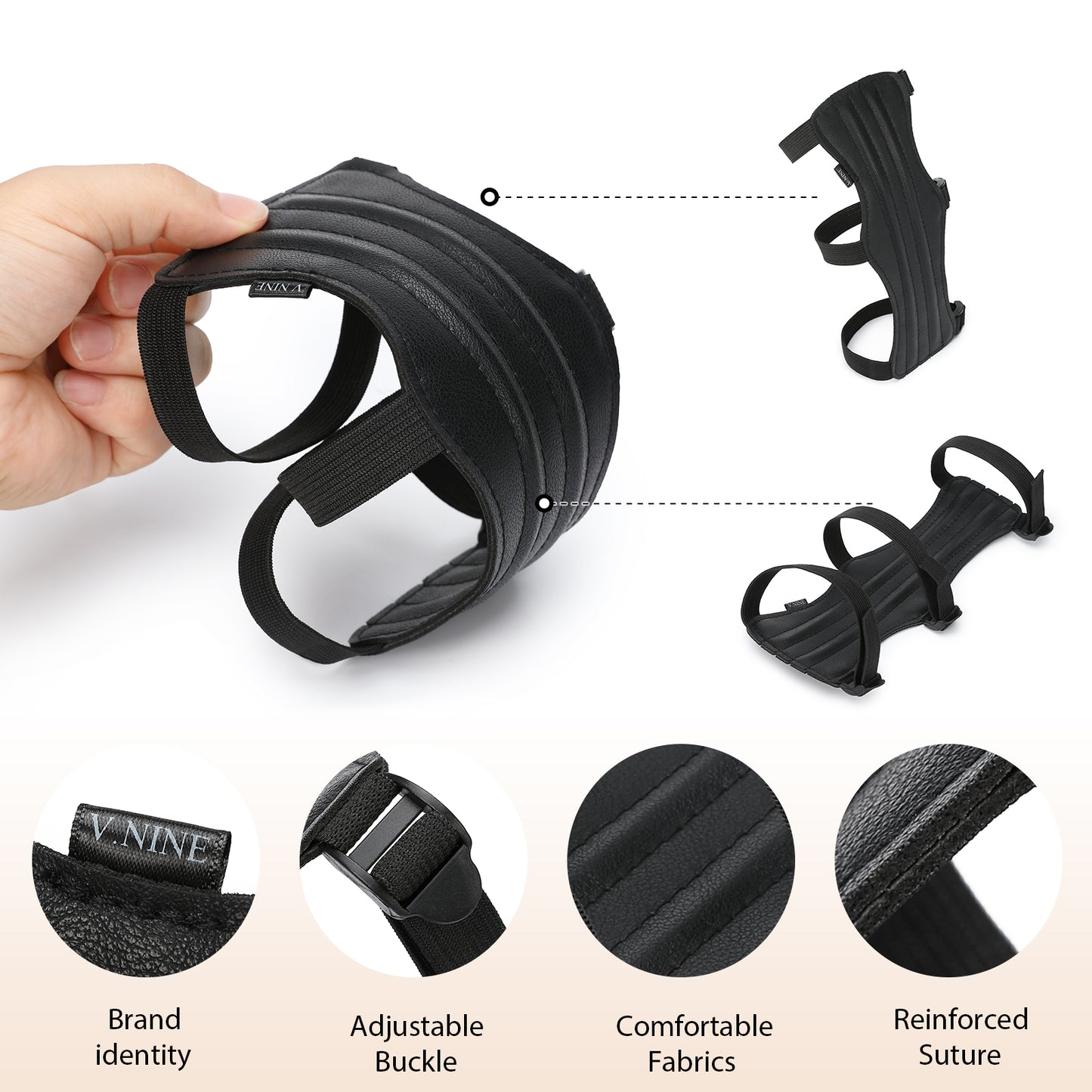 V.NINE Arm Guards for Athletic Use Cut Resistant Sleeves for Arm Protection Elbow Forearm Crashproof Pads for Football Basketball Volleyball Soccer