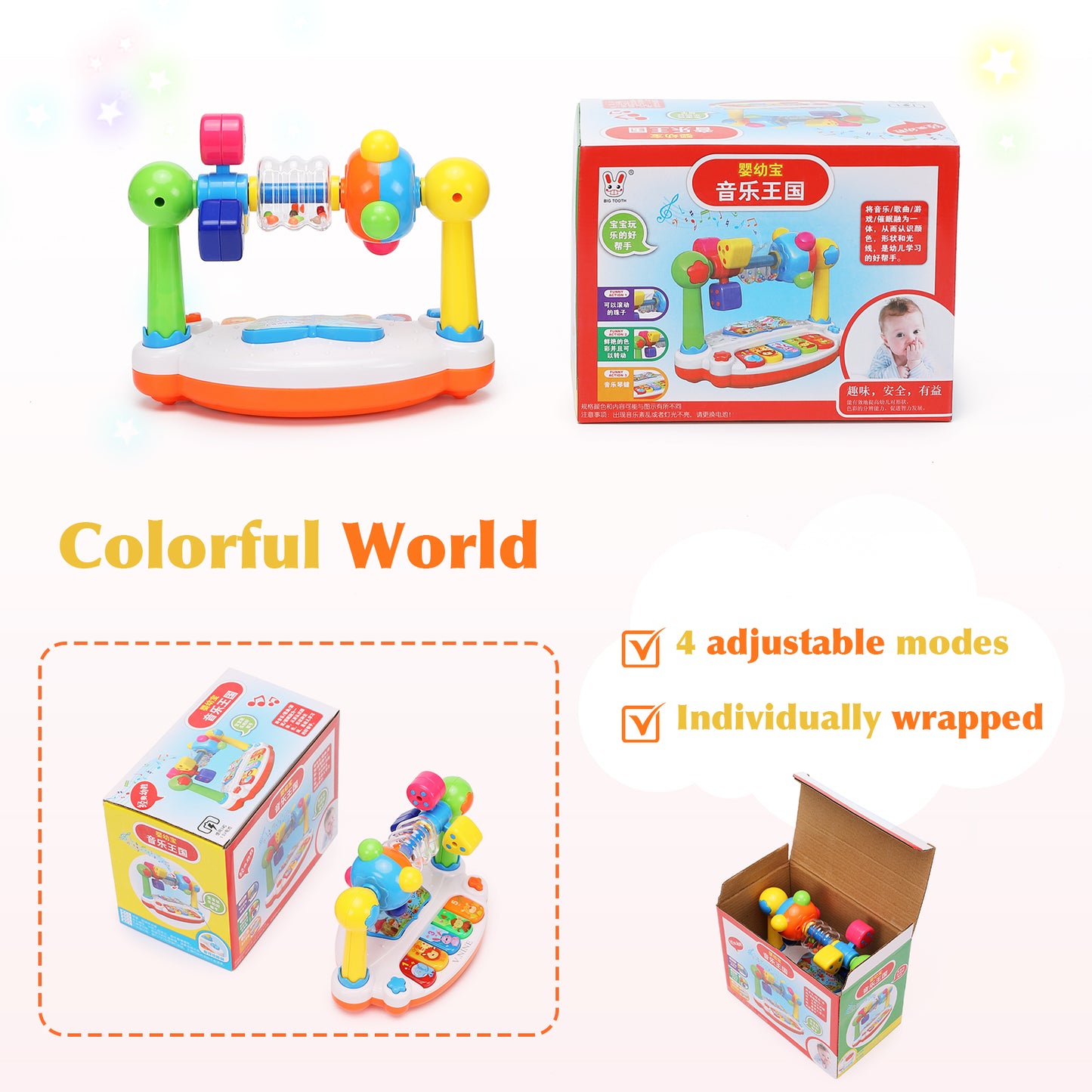 V.NINE Children'S Multiple Activity Toys Counting Animals Montessori Toys for 3 4 5 Years Old Boys Girls, Preschool Learning Activities Kindergarten Educational Sensory Toys Gifts for Kids